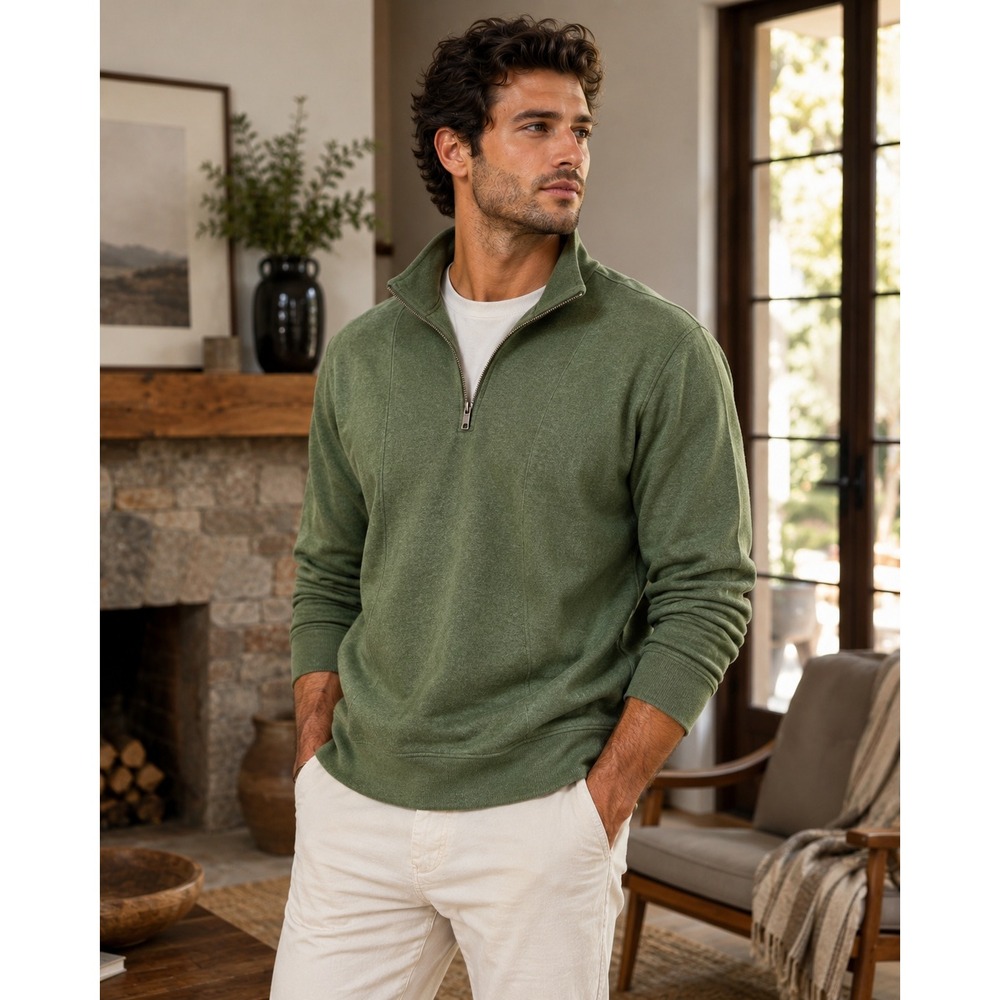 The North Face Pullover Mens XL Green Fleece Gorpcore Cabin Outdoorsy